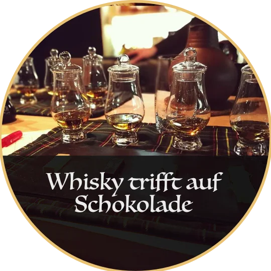Schokoladentasting - Whisky allein ist ja schon geil – Whisky mit einer hochwertigen Schokolade ist ein Orgasmus für die Geschmacksnerven